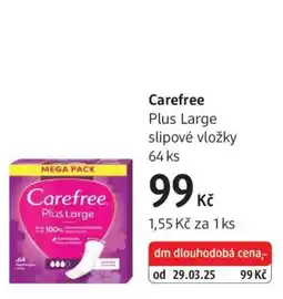 dm drogerie Carefree nabídka