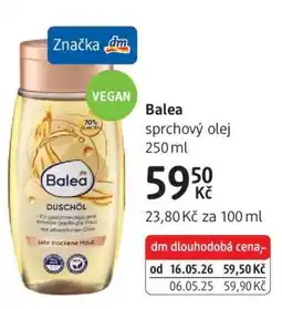 dm drogerie Balea nabídka