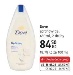 dm drogerie Dove nabídka