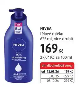 dm drogerie Nivea nabídka