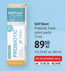 dm drogerie SOFTdent nabídka