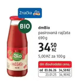 dm drogerie dmBio nabídka