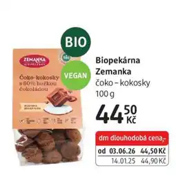 dm drogerie Biopekárna Zemanka nabídka
