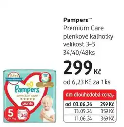dm drogerie Pampers nabídka