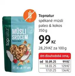 dm drogerie Topnatur nabídka