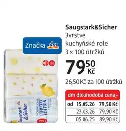 dm drogerie Saugstark&Sicher nabídka
