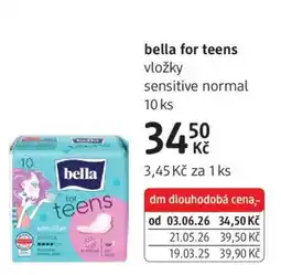 dm drogerie Bella for Teens nabídka