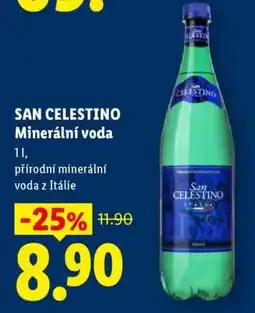Lidl SAN CELESTINO Minerální voda nabídka