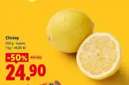 Lidl Citrony nabídka