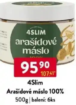 Qanto 4Slim Arašídové máslo 100% nabídka