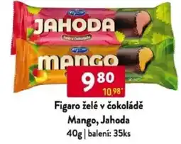 Qanto Figaro želé v čokoládě Mango, Jahoda nabídka