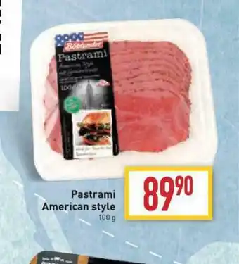 Billa Pastrami american style nabídka