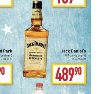 Billa Jack daniel´s nabídka