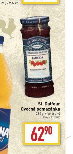 Billa St. dalfour ovocná pomazánka nabídka