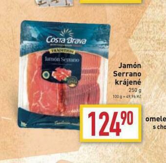 Billa Jamón serrano krájené nabídka