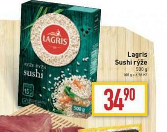 Billa Lagris sushi rýže nabídka
