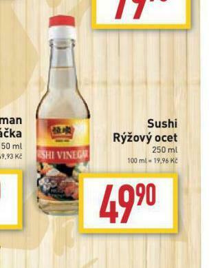Billa Sushi rýžový ocet nabídka