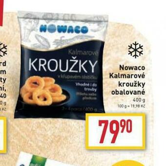 Billa Nowaco kalamarové kroužky obalované nabídka