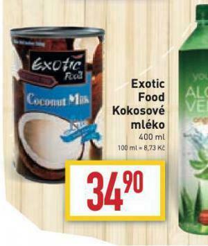 Billa Exotic food kokosové mléko nabídka