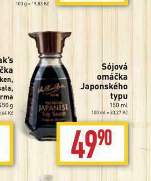 Billa Sójová omáčka japonského typu nabídka