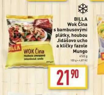 Billa jidášovo ucho a klíčky fazole mungo