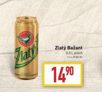 Billa Pivo zlatý bažant nabídka
