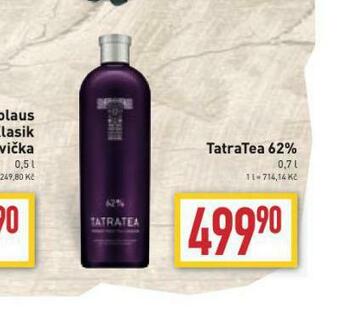 Billa Tatratea 62% nabídka