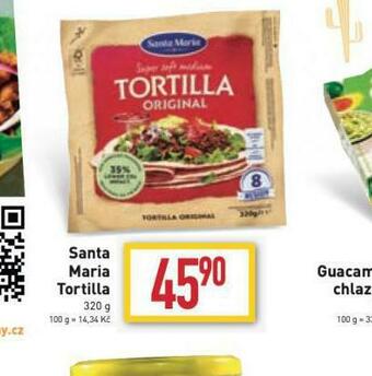 Billa Santa maria tortilla nabídka