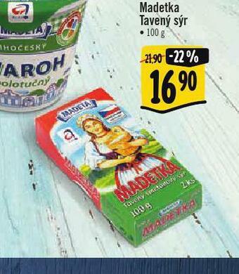 Albert Madetka tavený sýr nabídka
