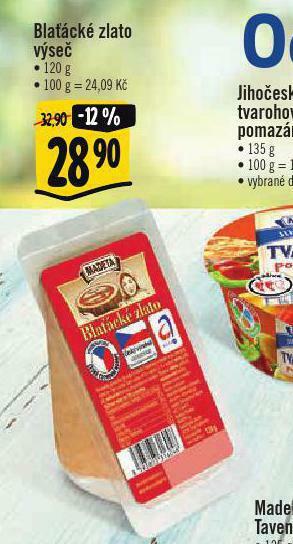 Albert Blaťácké zlato výseč nabídka