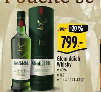 Albert Glenfiddich whisky nabídka