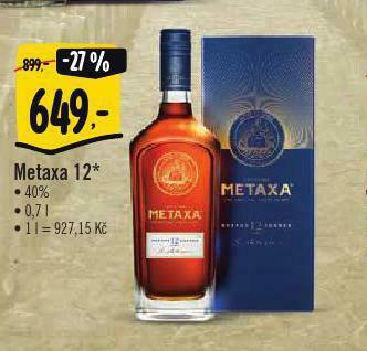 Albert Metaxa 12* nabídka