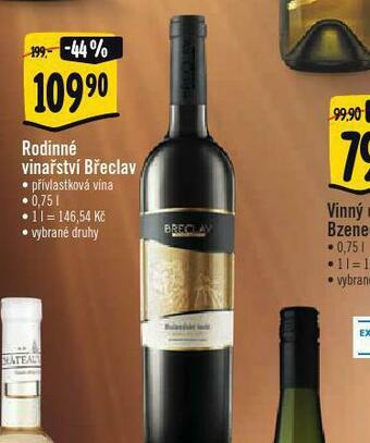 Albert Rodinné vinařství břeclav nabídka