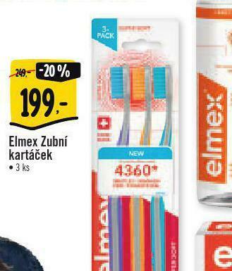 Albert Elmex zubní kartáček nabídka