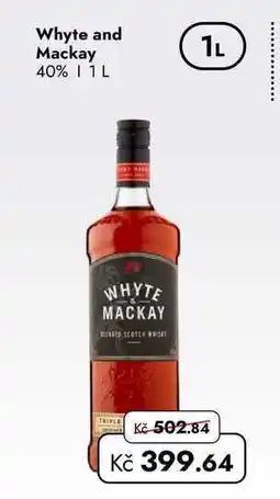 TRAVEL FREE Whyte and Mackay 40% nabídka