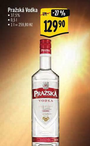 Albert Pražská vodka nabídka