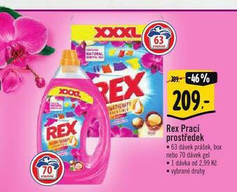 Albert Rex prací prostředek nabídka