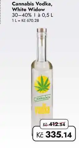 TRAVEL FREE Cannabis Vodka, White Widow 30-40% à nabídka