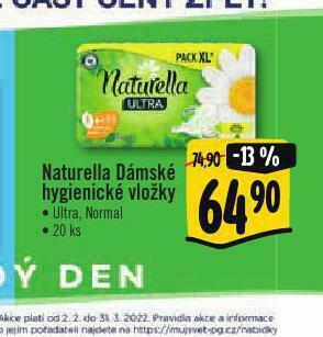 Albert Naturella dámské vložky nabídka