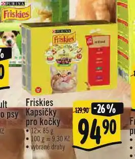 Albert Friskies kapsičky pro kočky nabídka