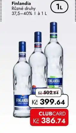 TRAVEL FREE Finlandia Různé druhy 37,5-40% à nabídka