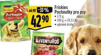 Albert Friskies pochoutky pro psy nabídka