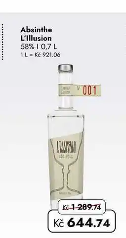 TRAVEL FREE Absinthe L'Illusion 58% nabídka