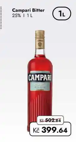 TRAVEL FREE Campari Bitter 25% nabídka