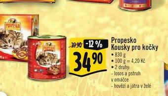 Albert Propesko kousky pro kočky nabídka