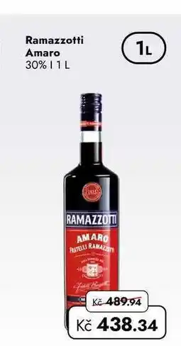 TRAVEL FREE Ramazzotti Amaro 30% nabídka