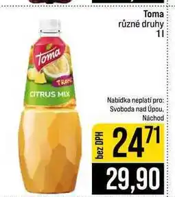Jip Toma různé druhy nabídka