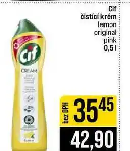 Jip Cif čistící krém lemon original pink 0,51 nabídka