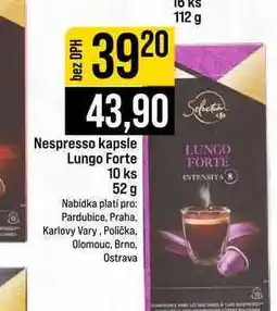 Jip Nespresso kapsle Lungo Forte 10 ks nabídka