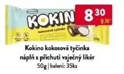Qanto Kokino kokosová tyčinka náplň s příchutí vaječný likér nabídka
